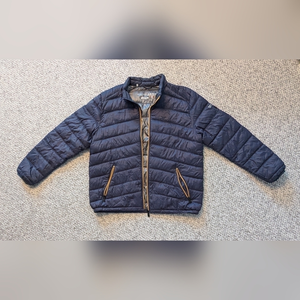 Point Zero Men's (XXL) Ultralight Wind/Waterproof Fall/Winter Puffer Jacket
